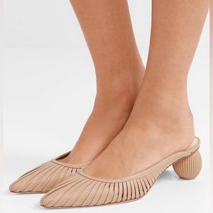 Cult Gaia Alia Mules in Sand